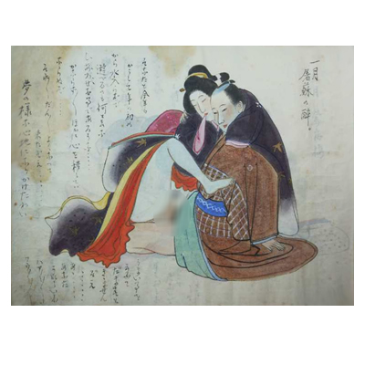 浮世绘手稿册页