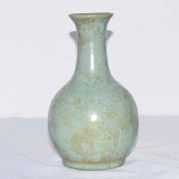 汝窑鹅颈瓶