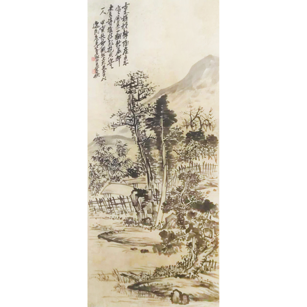 吴俊卿古木幽簧图2533